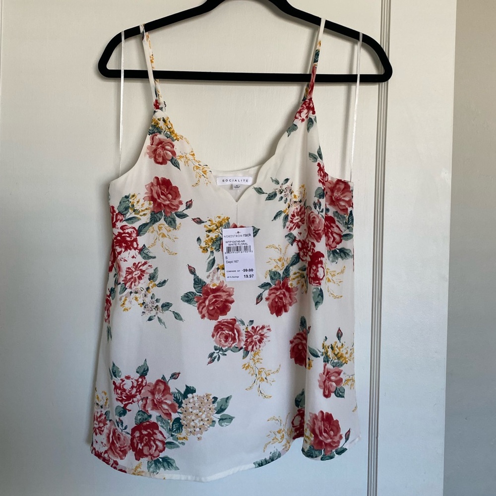 Floral Spaghetti Strap Dress